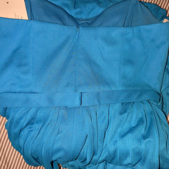 NWT Versa Convertible Blue Maxi 6 Dress Bridesmaid Wedding Prom Formal Feminine - Picture 9 of 16